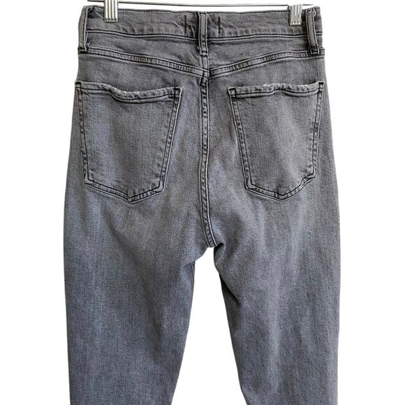 AGOLDE Nico High-Rise Skinny Jeans Washed Gray Black 25 Excellent Condition - Picture 13 of 15